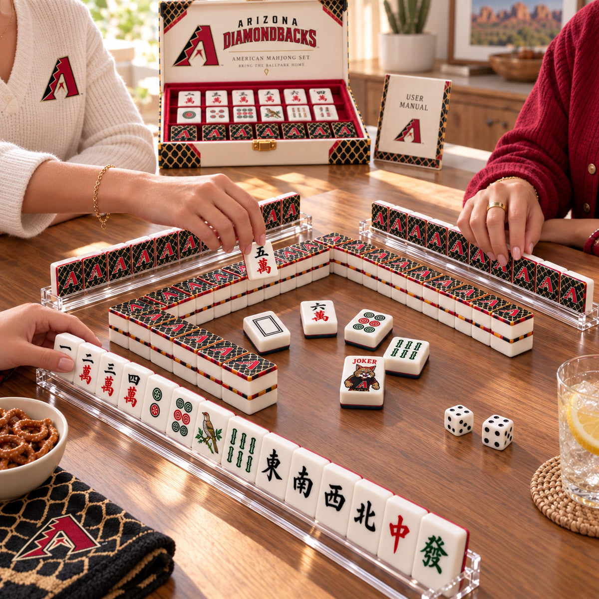 Premium AZDB Mahjong Tiles Set TTMH