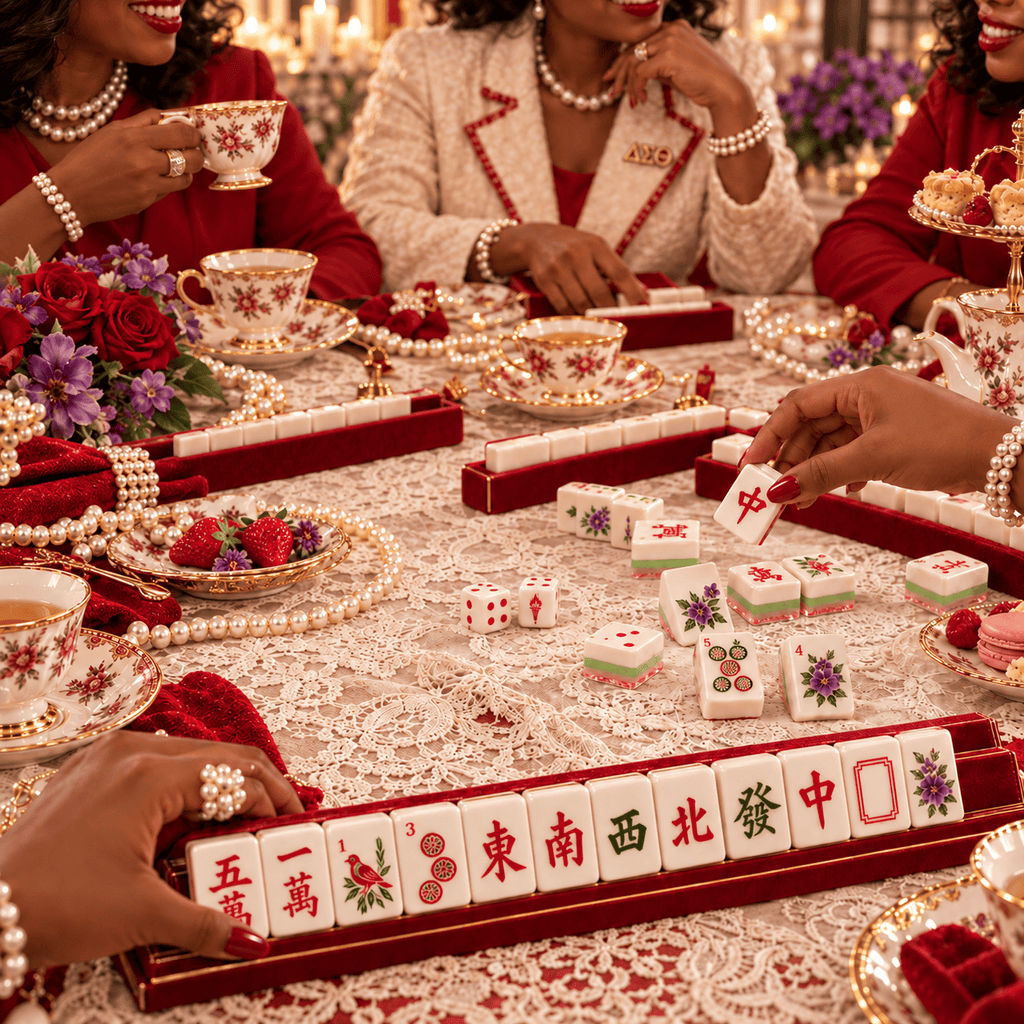 Premium DST Mahjong Tiles Set TNSM