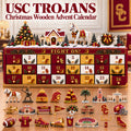 Premium USC Christmas Wooden Advent Calendar PVNA