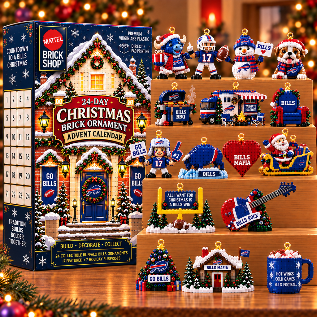 BFBL 24-Day Christmas Brick Ornament Advent Calendar NTTB