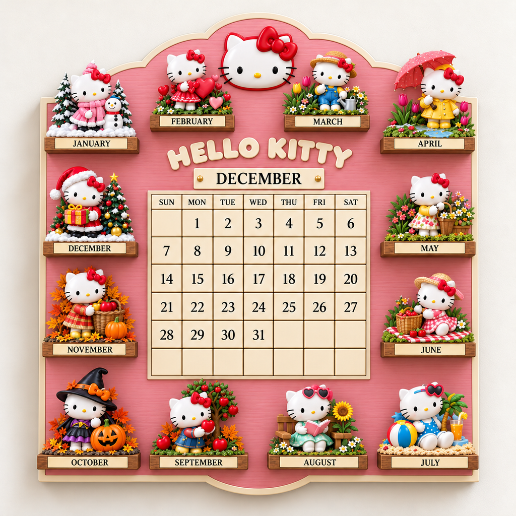 HLKT Premium Perpetual Wall Calendar NPL