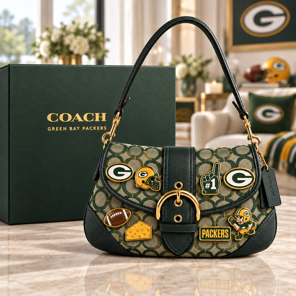 Green Bay Packers Soho Bag With Charm